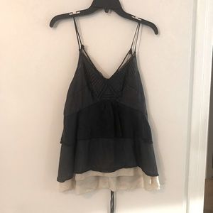 spaghetti strap black top